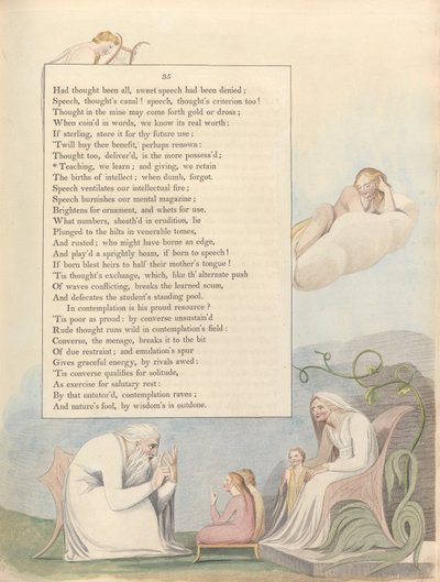 Pensieri notturni di Young, Pagina 35, Insegnando, impariamo; e dando, tratteniamo da William Blake
